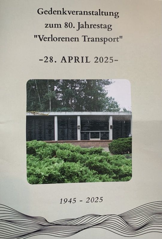Einladung zur Gedenkveranstaltung
